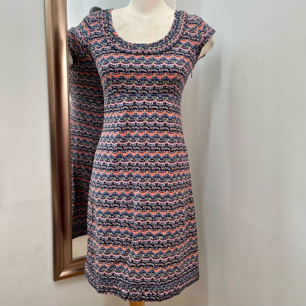 Mistral scoop neck floral dress size 8.